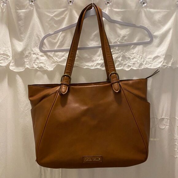 Pioneer Woman Caroline Faux Leather Handbag Tote Bag - Picture 2 of 9